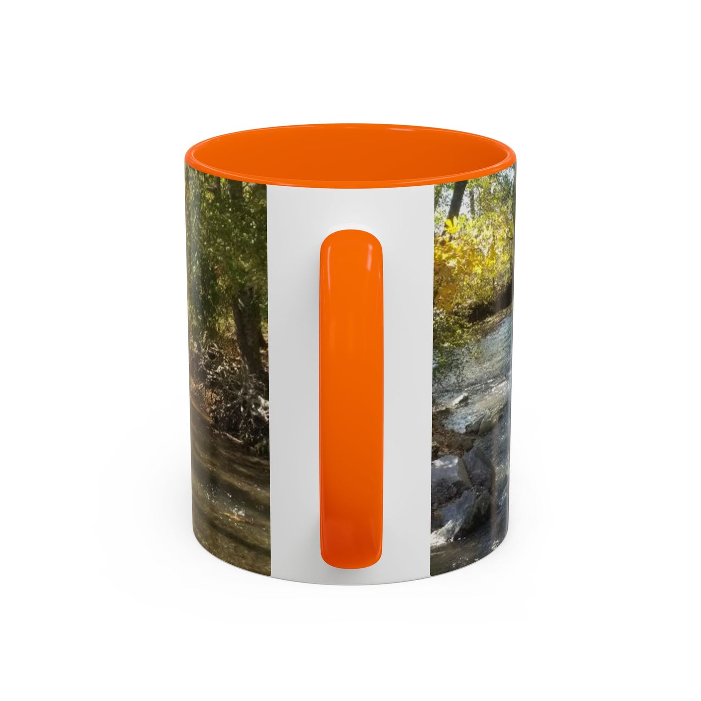 Nature-Inspired Accent Coffee Mug, Perfect for Outdoor Lovers, Gifts for Nature Enthusiasts, Afternoon Coffee, Camping Mug, Scenic Drinkware