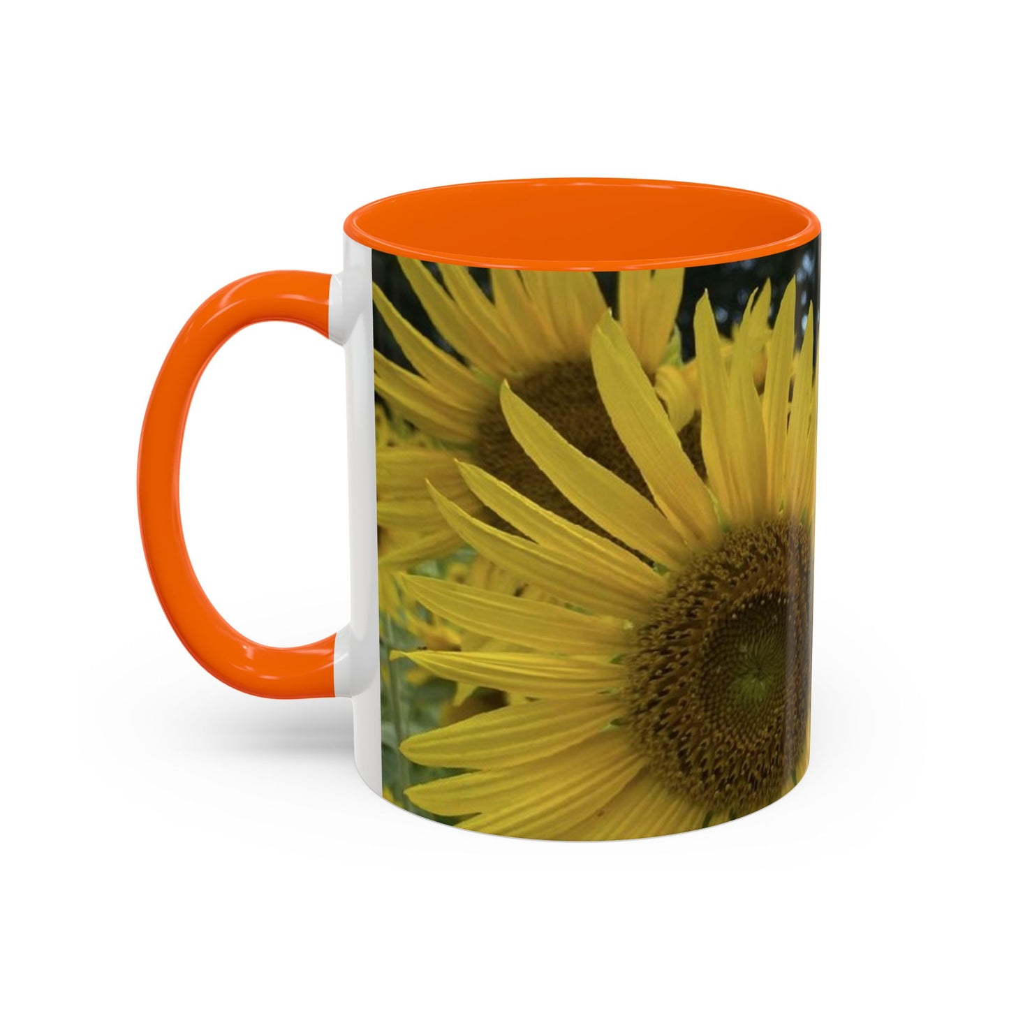 Sunflower Accent Coffee Mug - You Are My Sunshine, Gift for Flower Lovers, Coffee Lovers, Home Decor, Inspirational Mug, Floral Gifts