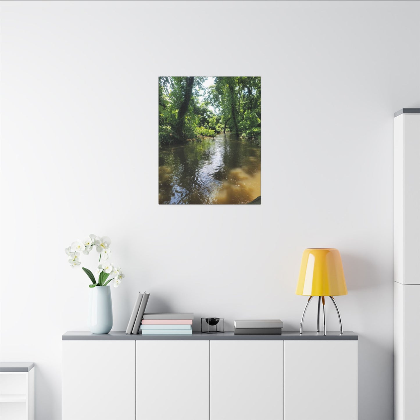 Scenic River Canvas Print, Nature Wall Art, Home Décor, Gift for Nature Lovers, Landscape Photography Decor