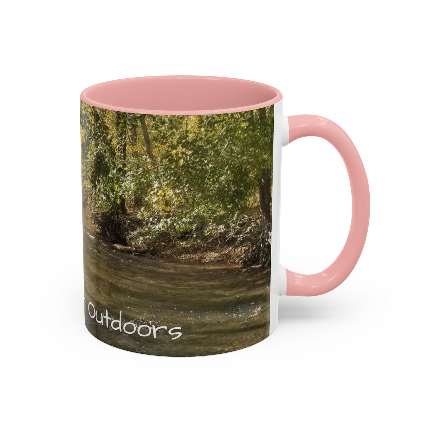 Nature-Inspired Accent Coffee Mug, Perfect for Outdoor Lovers, Gifts for Nature Enthusiasts, Afternoon Coffee, Camping Mug, Scenic Drinkware