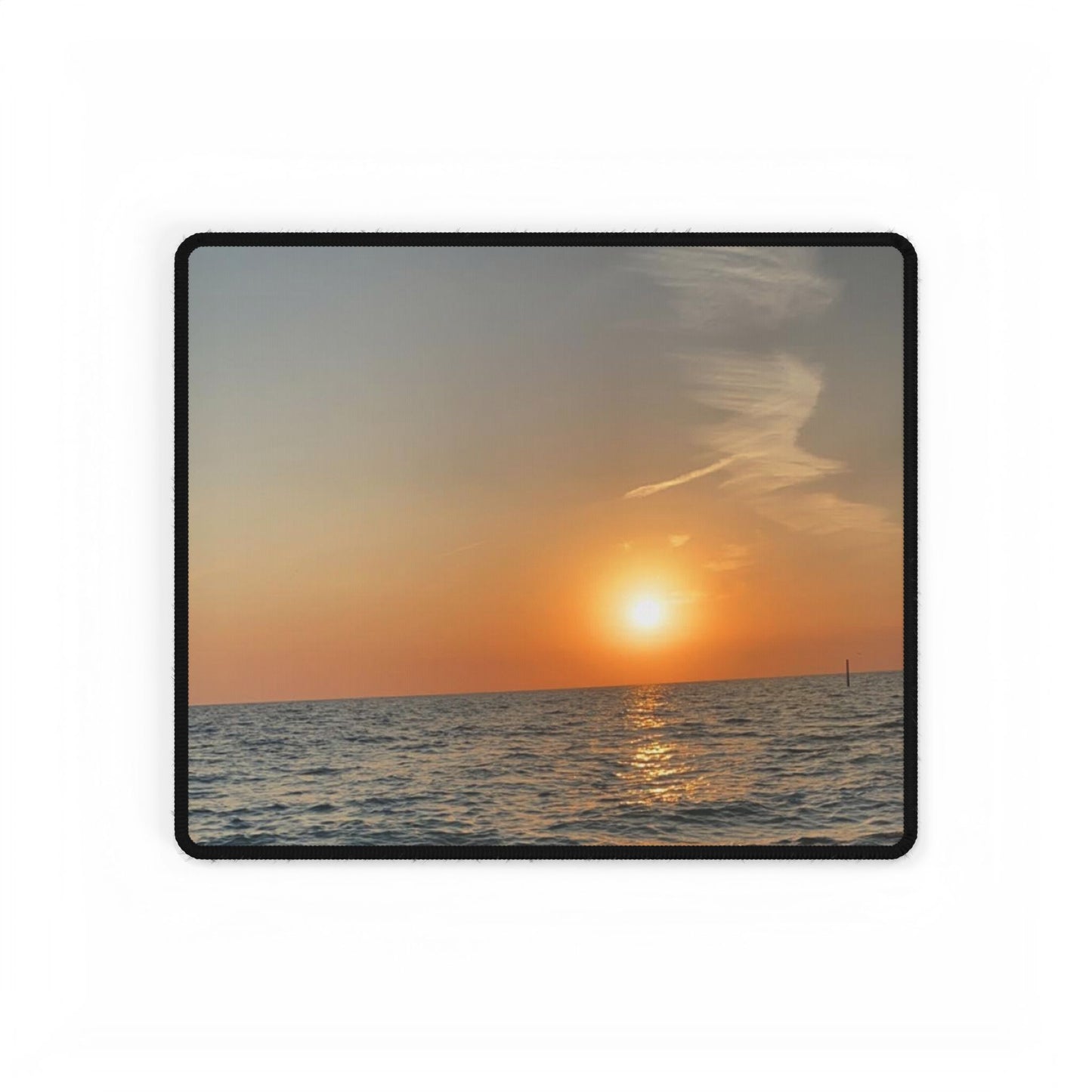 Scenic Desk Mats for Home and Office, Ocean Sunset Desk Mat, Custom Desk Protector, Workstation Decor, Motivational Gift