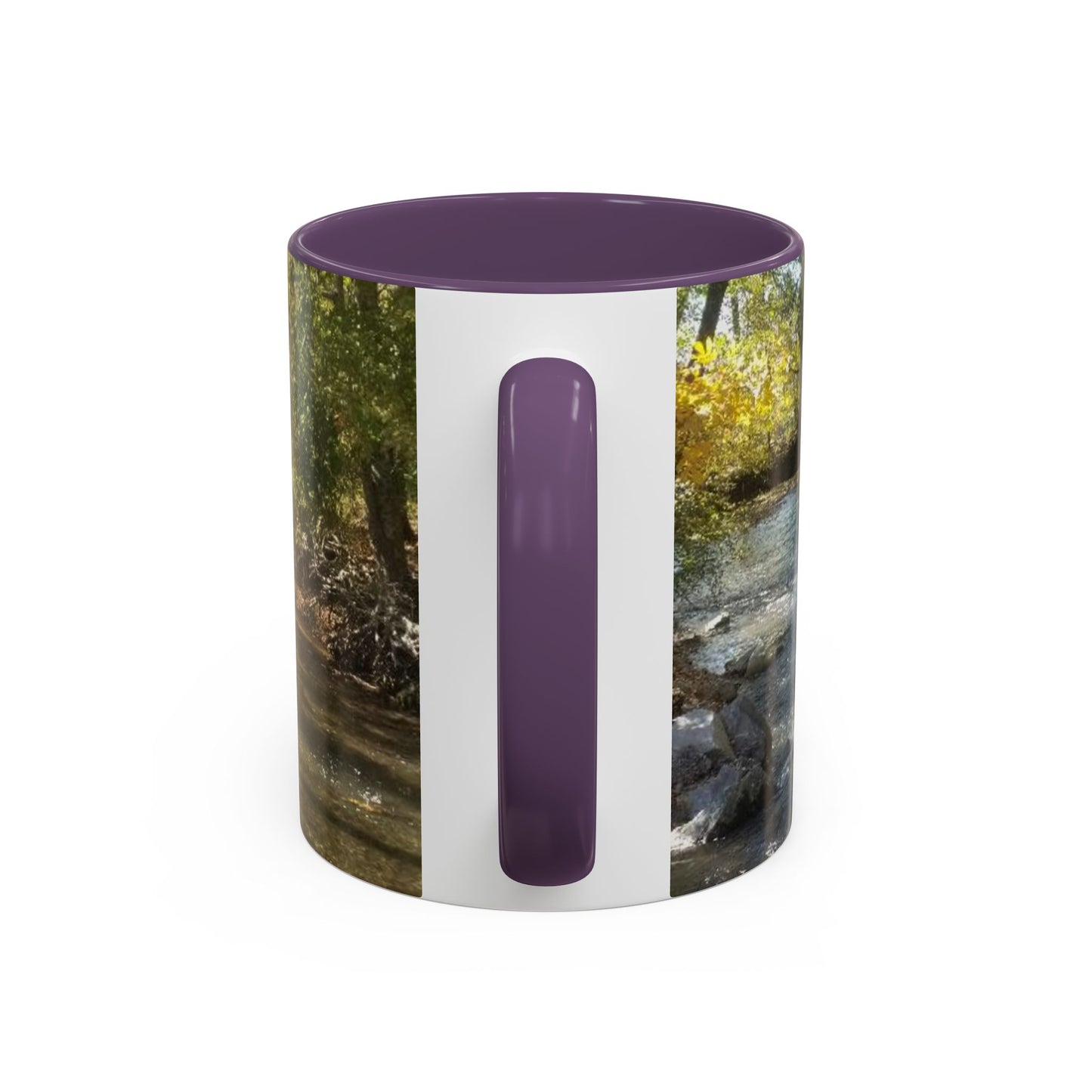 Nature-Inspired Accent Coffee Mug, Perfect for Outdoor Lovers, Gifts for Nature Enthusiasts, Afternoon Coffee, Camping Mug, Scenic Drinkware