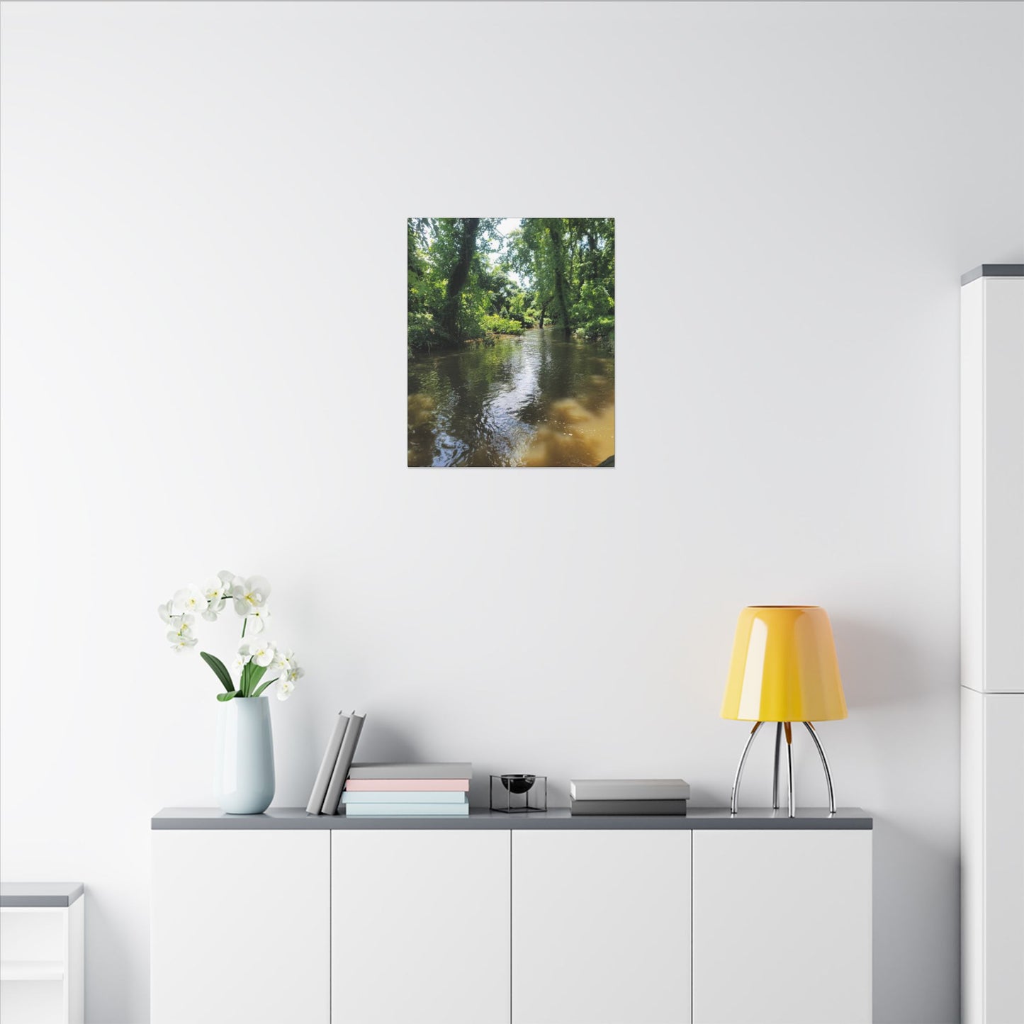 Scenic River Canvas Print, Nature Wall Art, Home Décor, Gift for Nature Lovers, Landscape Photography Decor