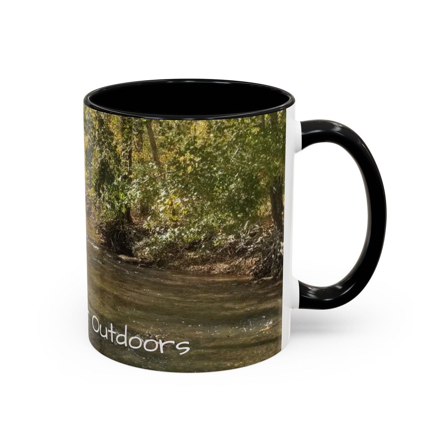 Nature-Inspired Accent Coffee Mug, Perfect for Outdoor Lovers, Gifts for Nature Enthusiasts, Afternoon Coffee, Camping Mug, Scenic Drinkware
