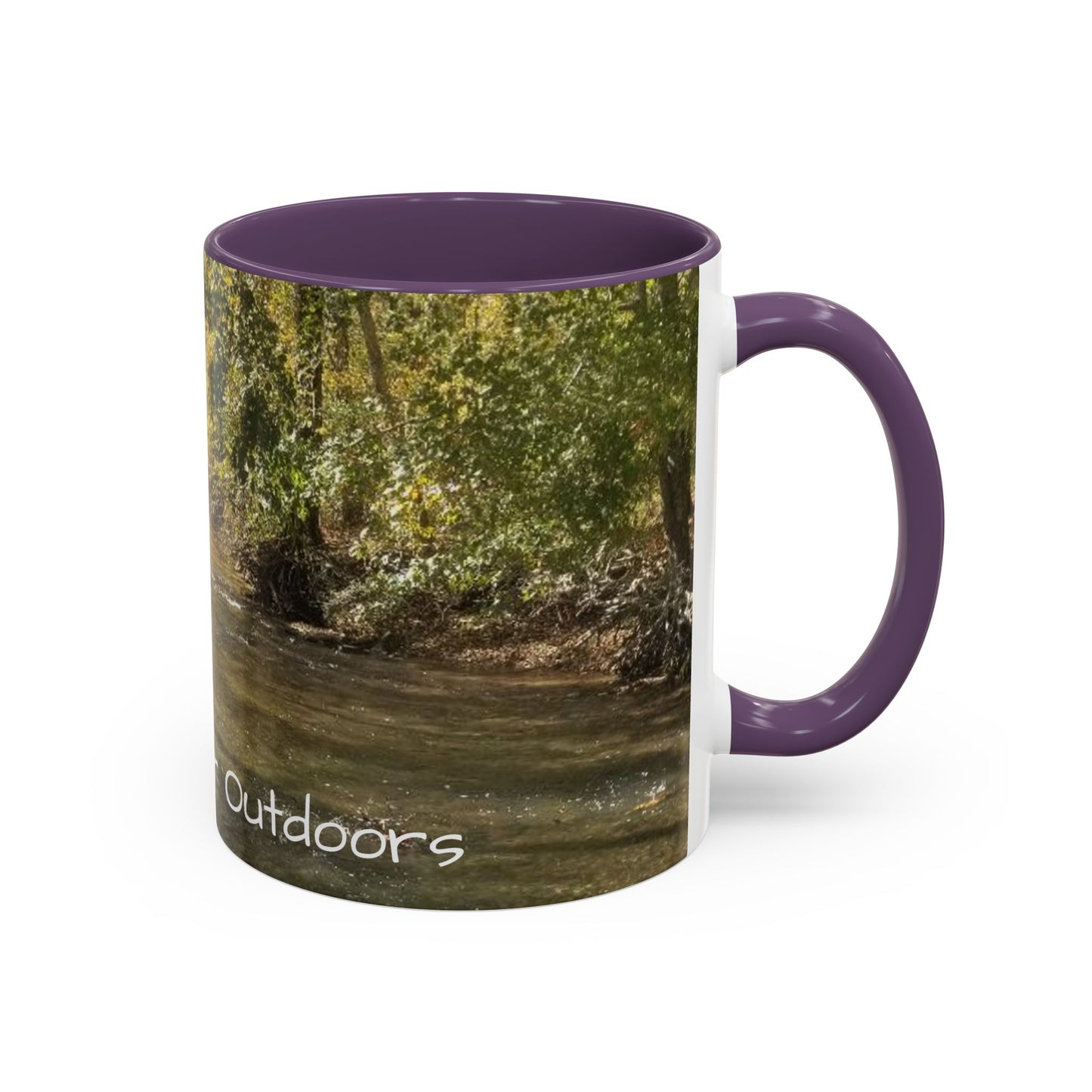 Nature-Inspired Accent Coffee Mug, Perfect for Outdoor Lovers, Gifts for Nature Enthusiasts, Afternoon Coffee, Camping Mug, Scenic Drinkware