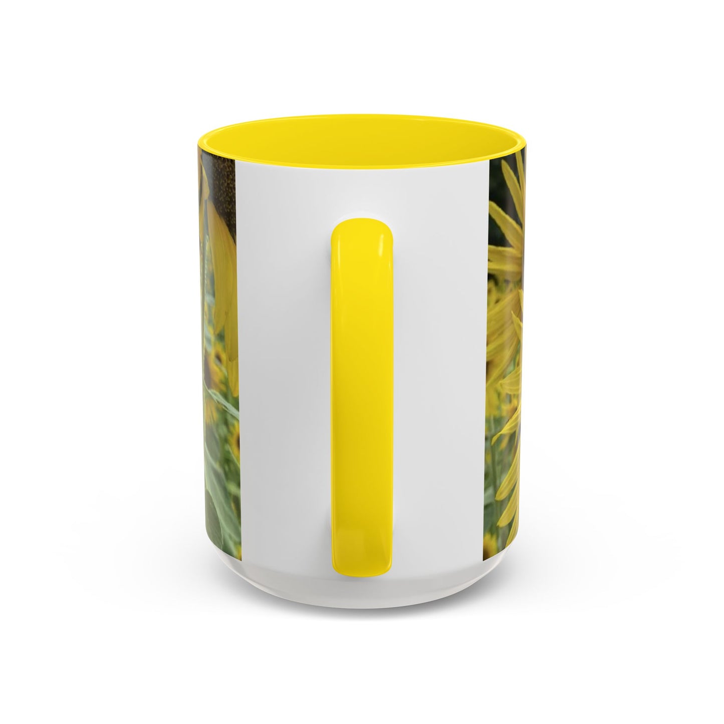 Sunflower Accent Coffee Mug - You Are My Sunshine, Gift for Flower Lovers, Coffee Lovers, Home Decor, Inspirational Mug, Floral Gifts