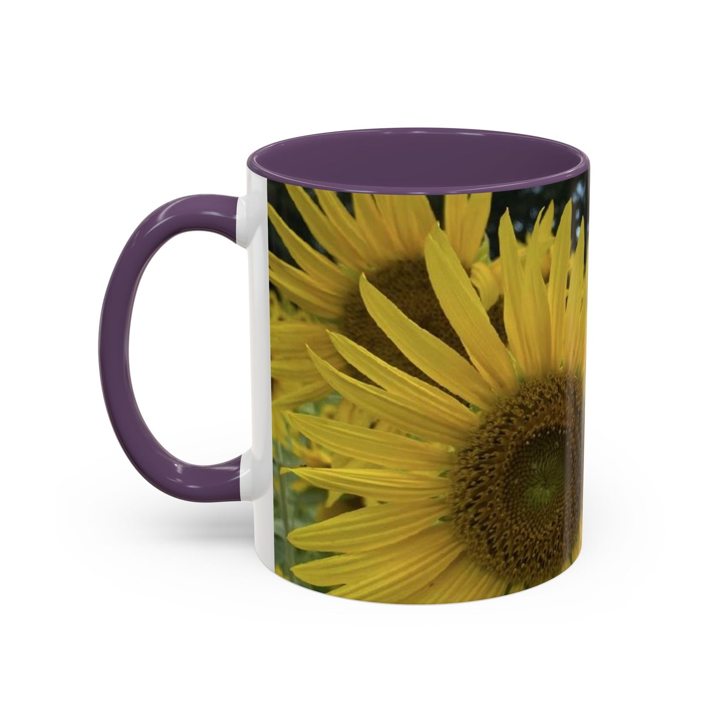 Sunflower Accent Coffee Mug - You Are My Sunshine, Gift for Flower Lovers, Coffee Lovers, Home Decor, Inspirational Mug, Floral Gifts