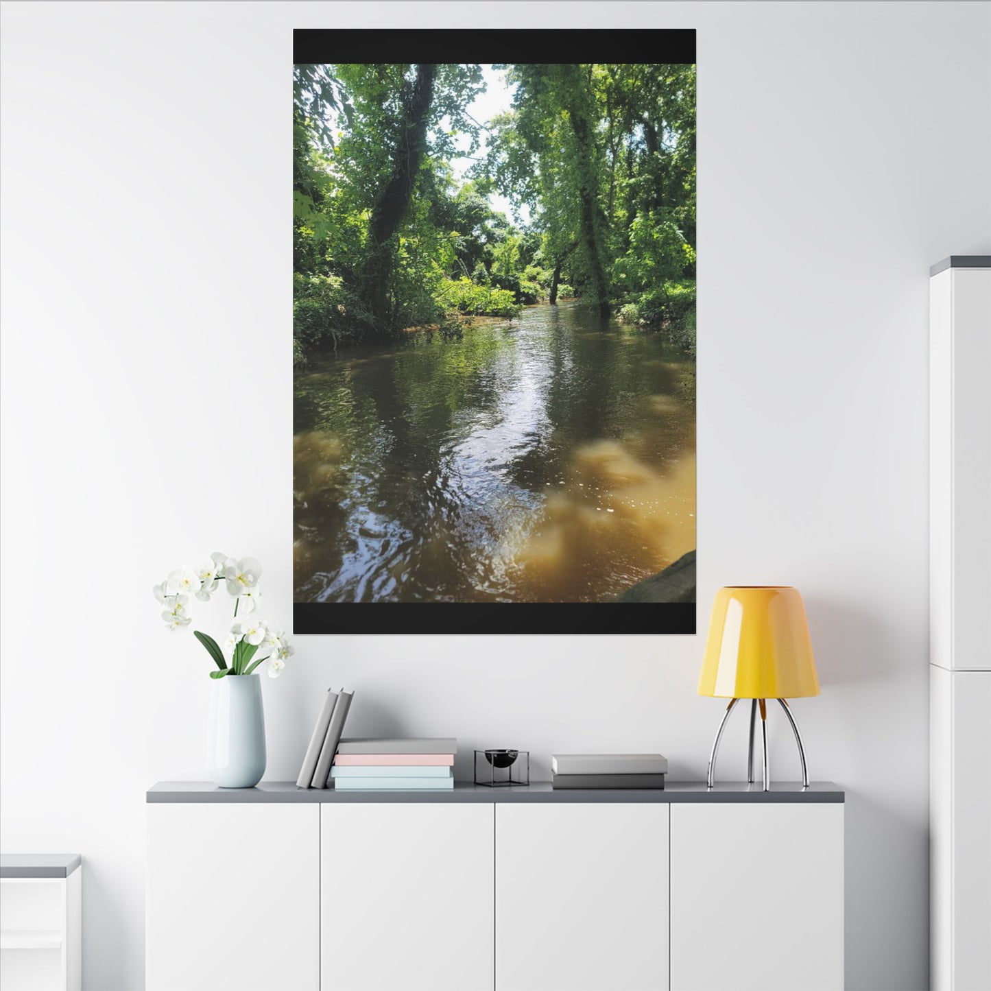 Scenic River Canvas Print, Nature Wall Art, Home Décor, Gift for Nature Lovers, Landscape Photography Decor