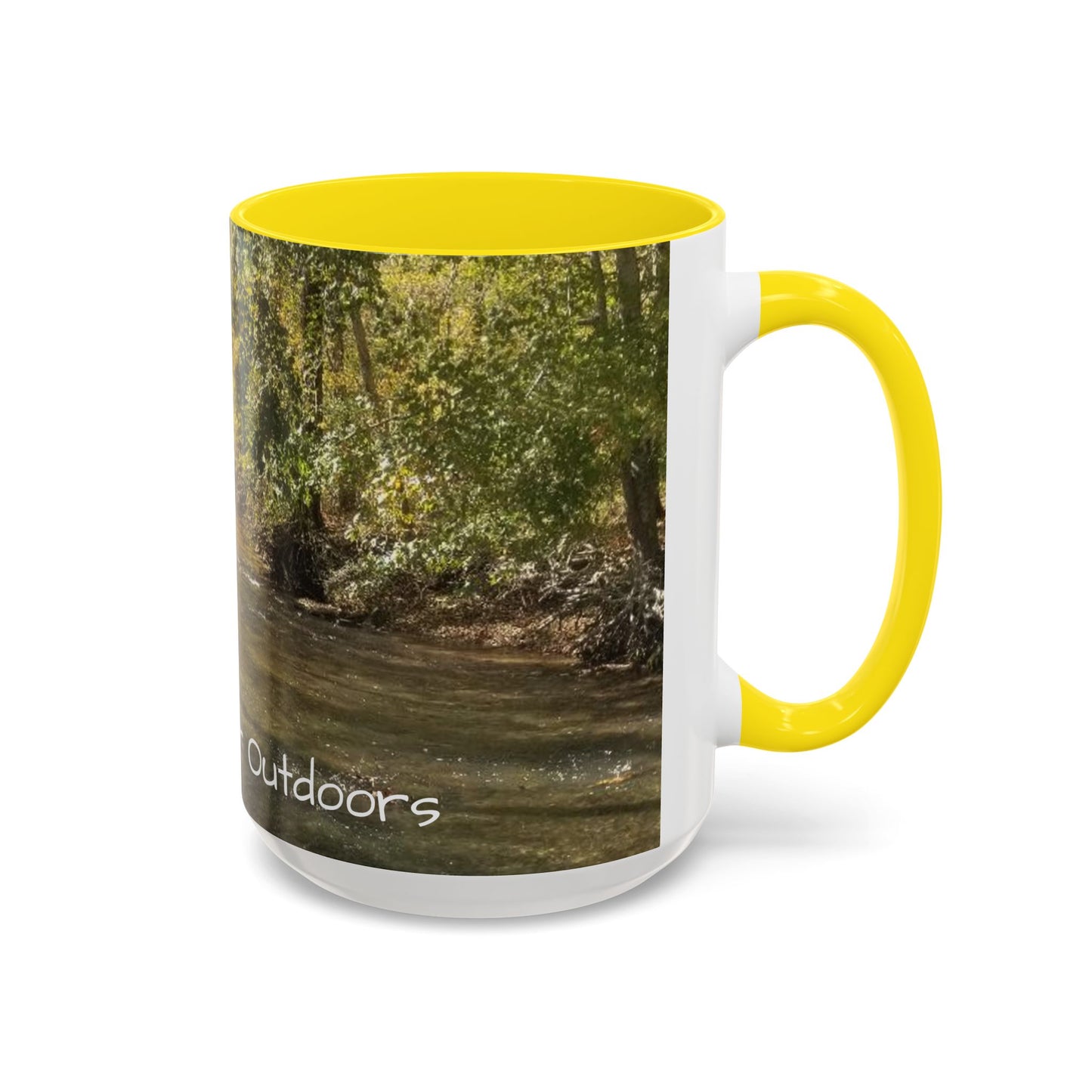 Nature-Inspired Accent Coffee Mug, Perfect for Outdoor Lovers, Gifts for Nature Enthusiasts, Afternoon Coffee, Camping Mug, Scenic Drinkware