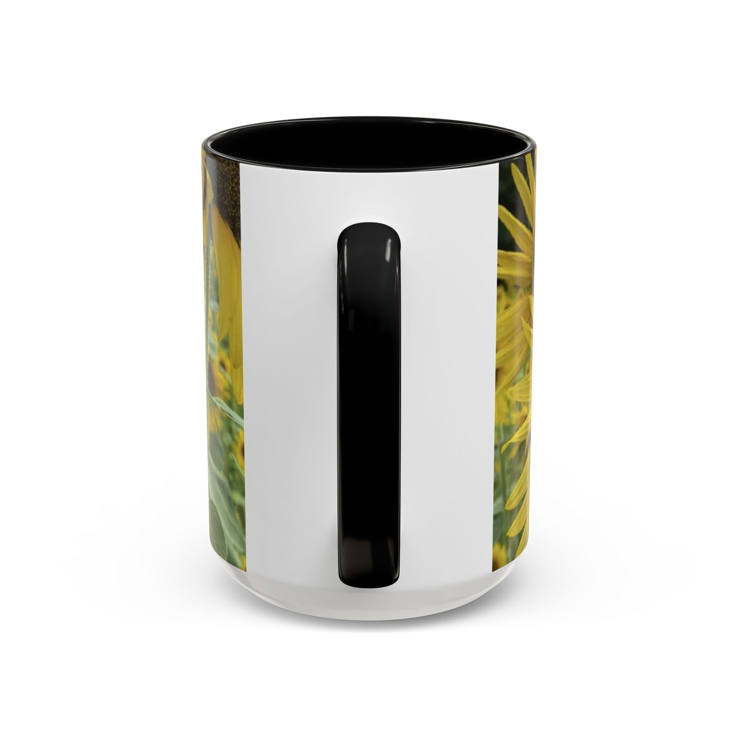 Sunflower Accent Coffee Mug - You Are My Sunshine, Gift for Flower Lovers, Coffee Lovers, Home Decor, Inspirational Mug, Floral Gifts