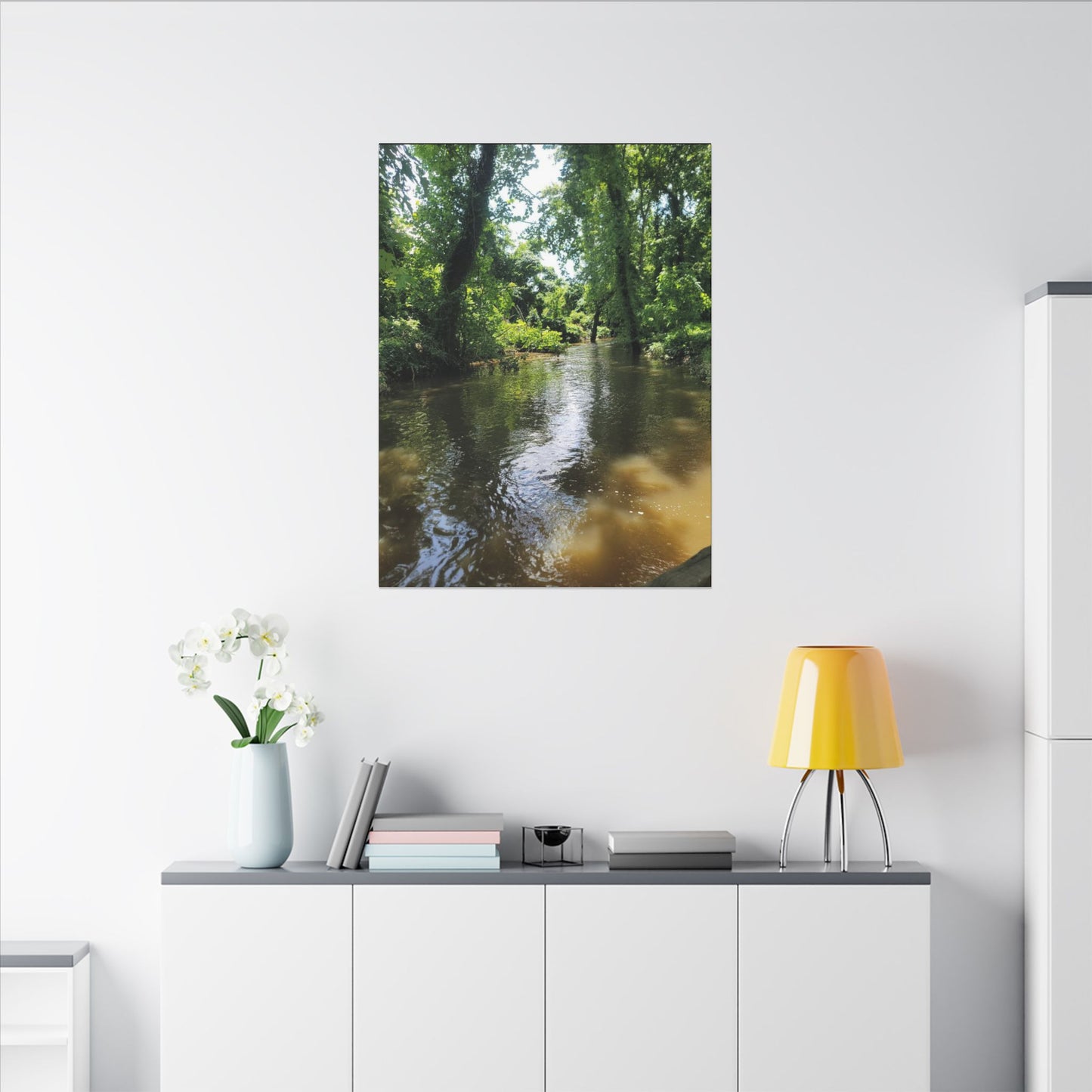 Scenic River Canvas Print, Nature Wall Art, Home Décor, Gift for Nature Lovers, Landscape Photography Decor