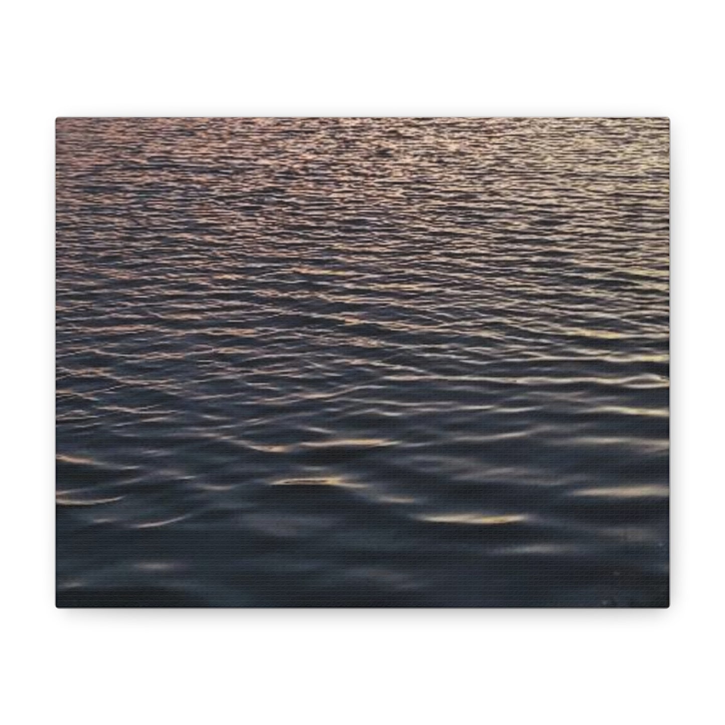 Stretched Canvas Wall Art - Tranquil Water Reflections, Home Decor, Serenity Art, Nature Inspired Decor, Perfect Gift