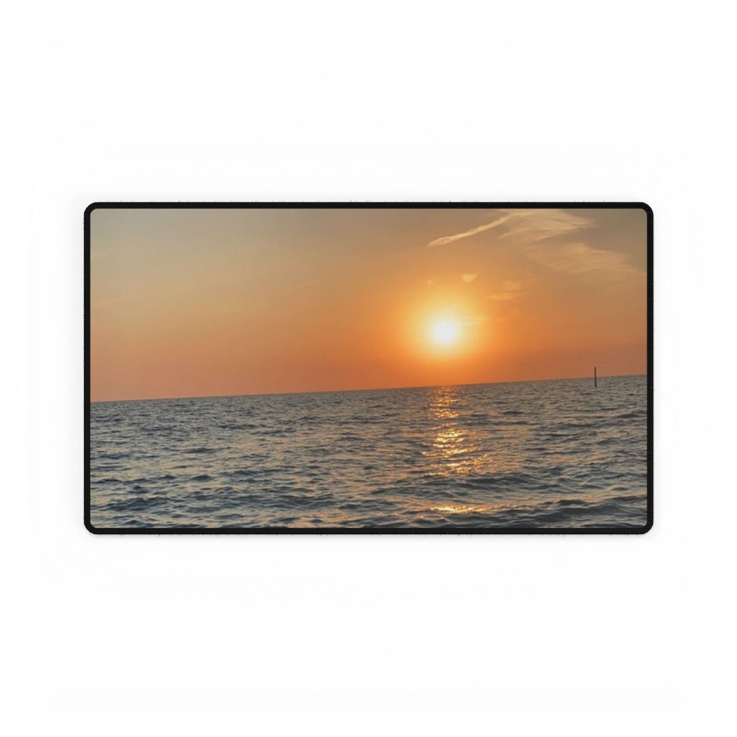 Scenic Desk Mats for Home and Office, Ocean Sunset Desk Mat, Custom Desk Protector, Workstation Decor, Motivational Gift
