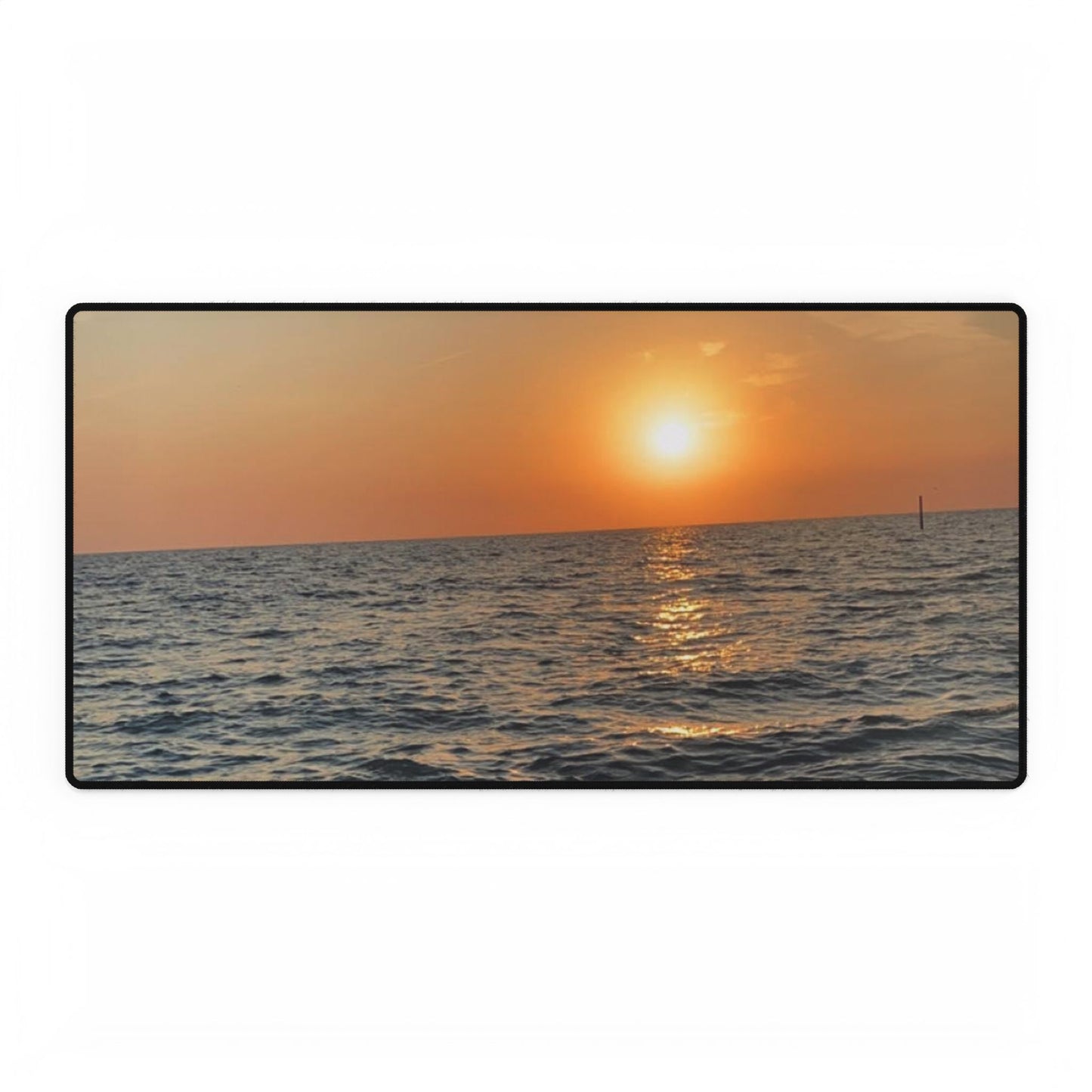 Scenic Desk Mats for Home and Office, Ocean Sunset Desk Mat, Custom Desk Protector, Workstation Decor, Motivational Gift