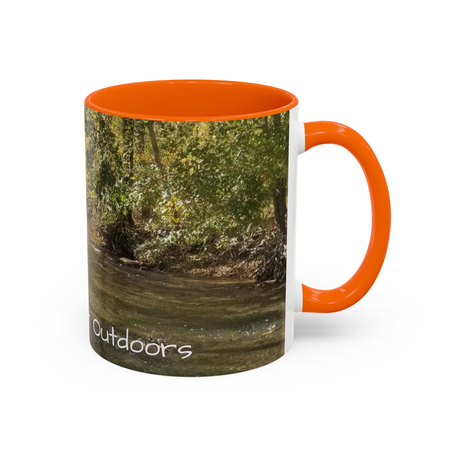 Nature-Inspired Accent Coffee Mug, Perfect for Outdoor Lovers, Gifts for Nature Enthusiasts, Afternoon Coffee, Camping Mug, Scenic Drinkware