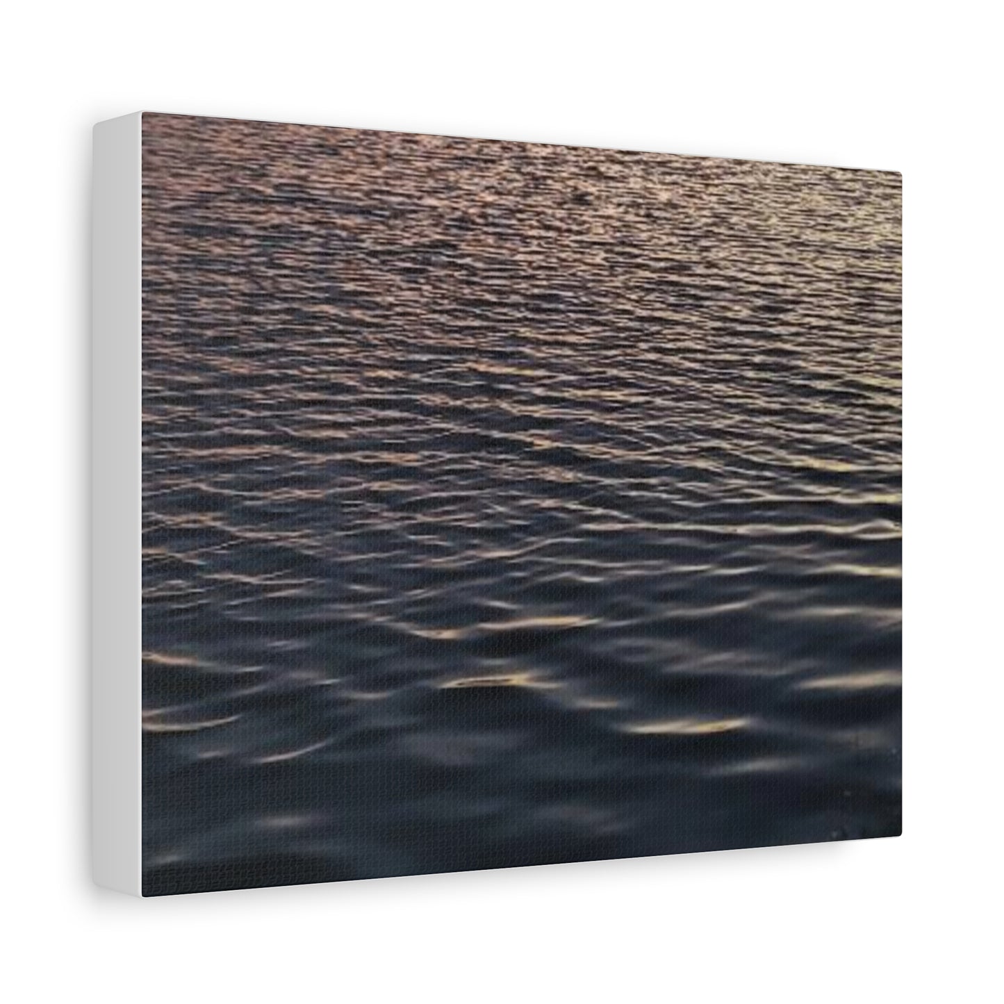 Stretched Canvas Wall Art - Tranquil Water Reflections, Home Decor, Serenity Art, Nature Inspired Decor, Perfect Gift