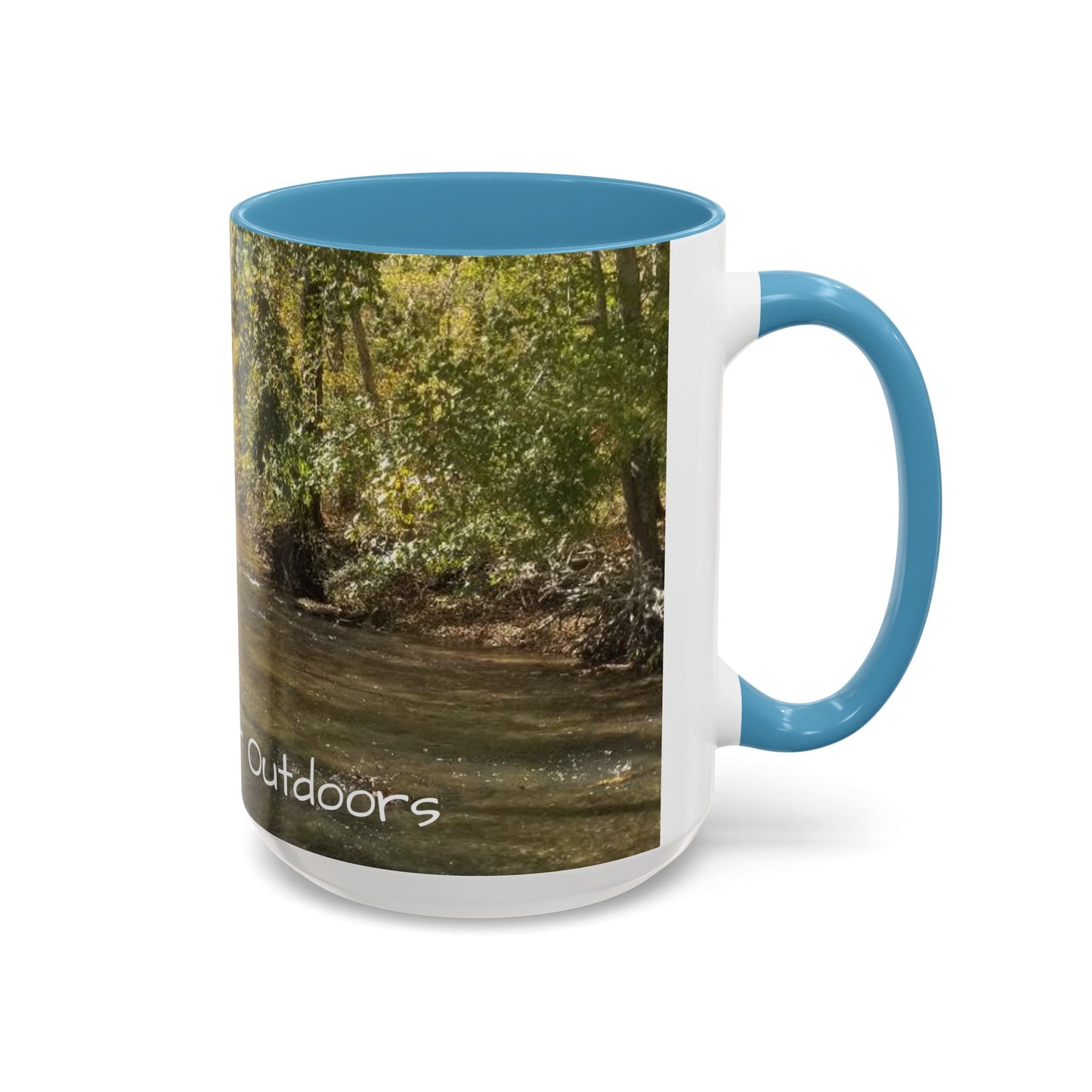 Nature-Inspired Accent Coffee Mug, Perfect for Outdoor Lovers, Gifts for Nature Enthusiasts, Afternoon Coffee, Camping Mug, Scenic Drinkware