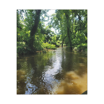 Scenic River Canvas Print, Nature Wall Art, Home Décor, Gift for Nature Lovers, Landscape Photography Decor