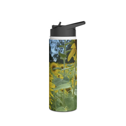 Sunflower Stainless Steel Water Bottle - You Are My Sunshine, Eco-Friendly Hydration, Gifts for Her, Summer Accessories, Outdoor Adventure