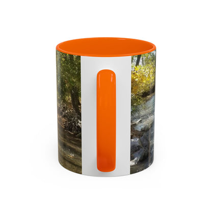Nature-Inspired Accent Coffee Mug, Perfect for Outdoor Lovers, Gifts for Nature Enthusiasts, Afternoon Coffee, Camping Mug, Scenic Drinkware