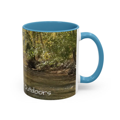 Nature-Inspired Accent Coffee Mug, Perfect for Outdoor Lovers, Gifts for Nature Enthusiasts, Afternoon Coffee, Camping Mug, Scenic Drinkware