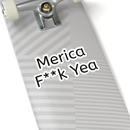 Patriotic Kiss-Cut Stickers | Fun Humor, USA Love, Car Decal, Laptop Sticker, Gift for America Day, Memorial Day