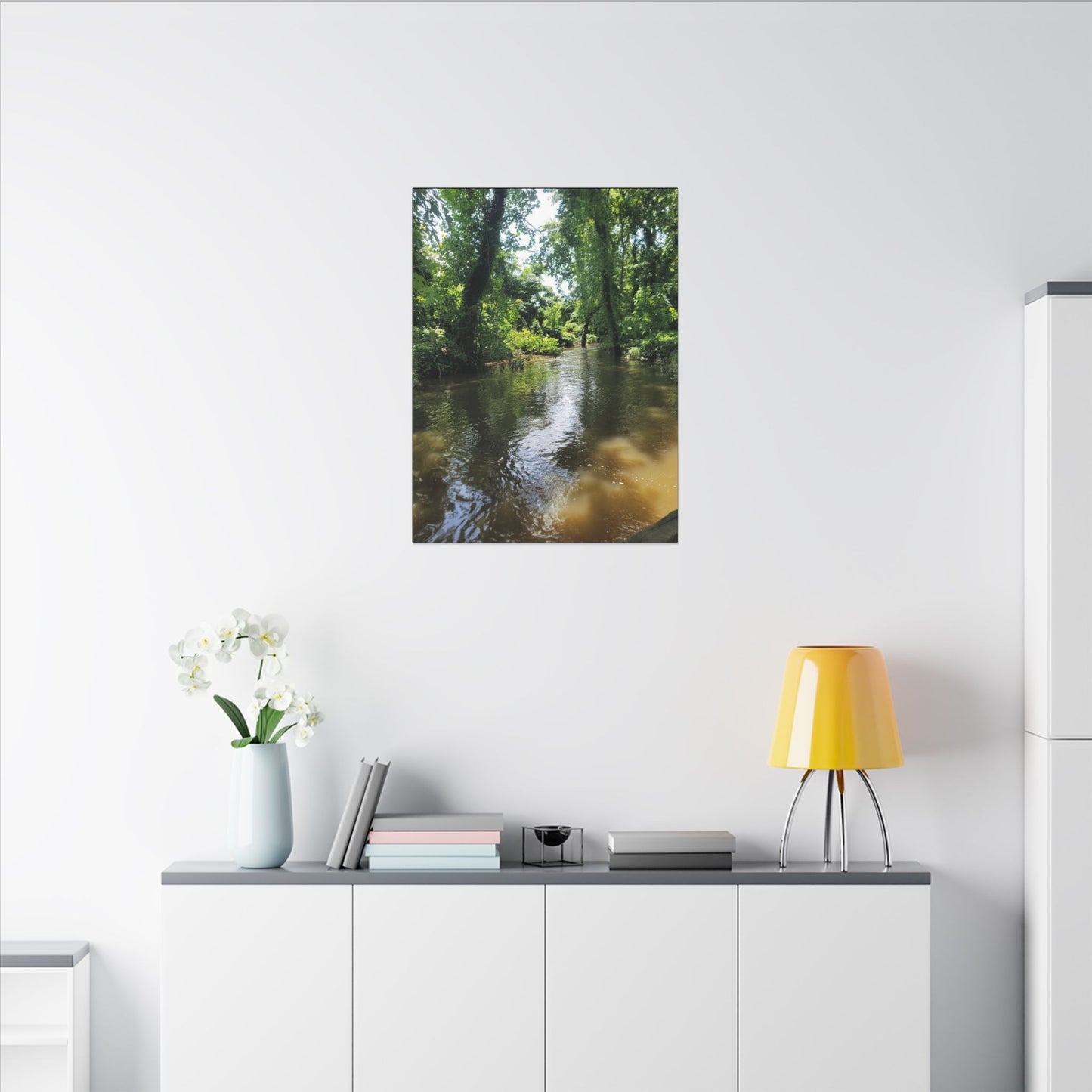 Scenic River Canvas Print, Nature Wall Art, Home Décor, Gift for Nature Lovers, Landscape Photography Decor