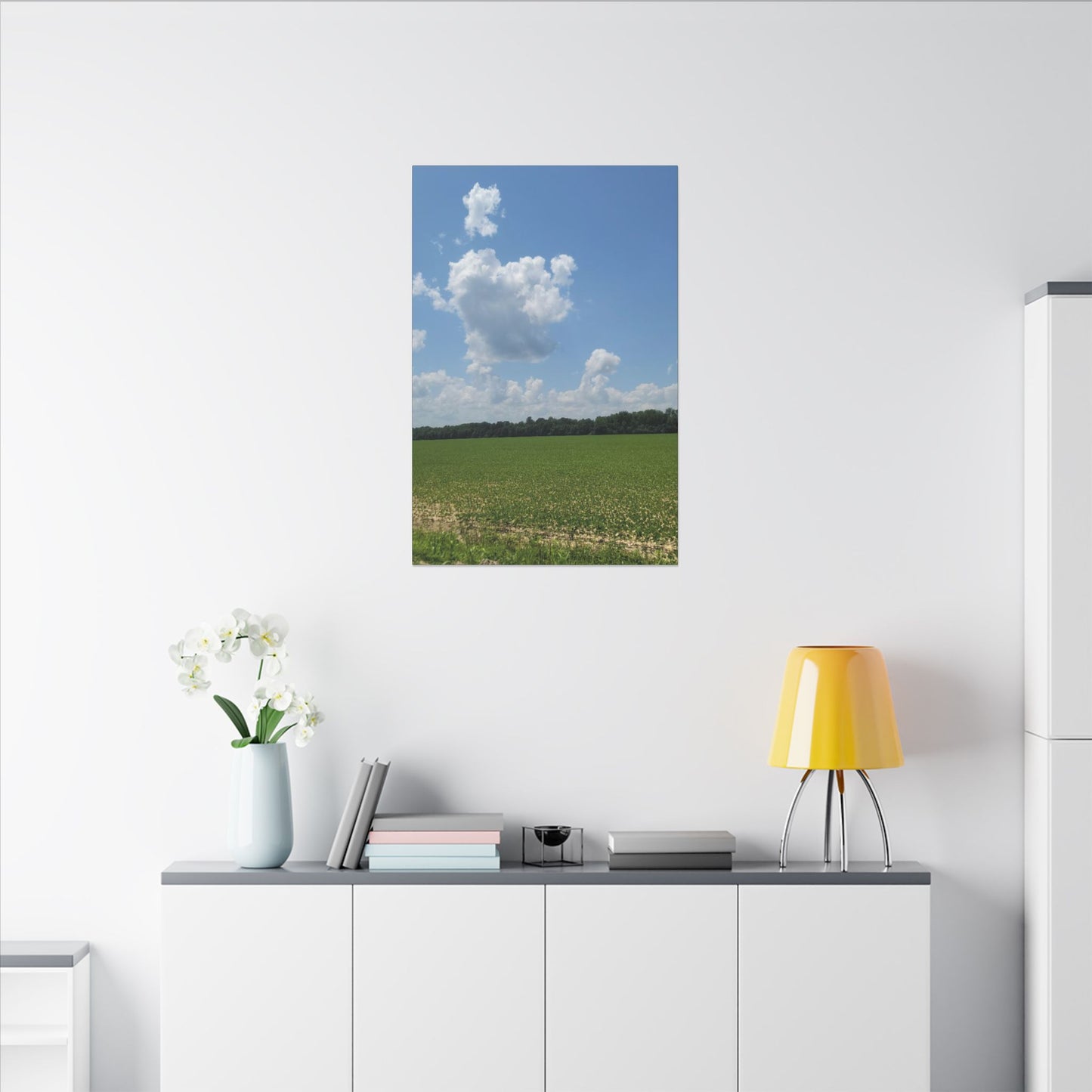 Serene Landscape Canvas Wall Art, Nature Decor for Home, Farmhouse, Gift for Nature Lovers, Rustic Wall Art, Living Room Decoration