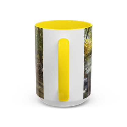 Nature-Inspired Accent Coffee Mug, Perfect for Outdoor Lovers, Gifts for Nature Enthusiasts, Afternoon Coffee, Camping Mug, Scenic Drinkware