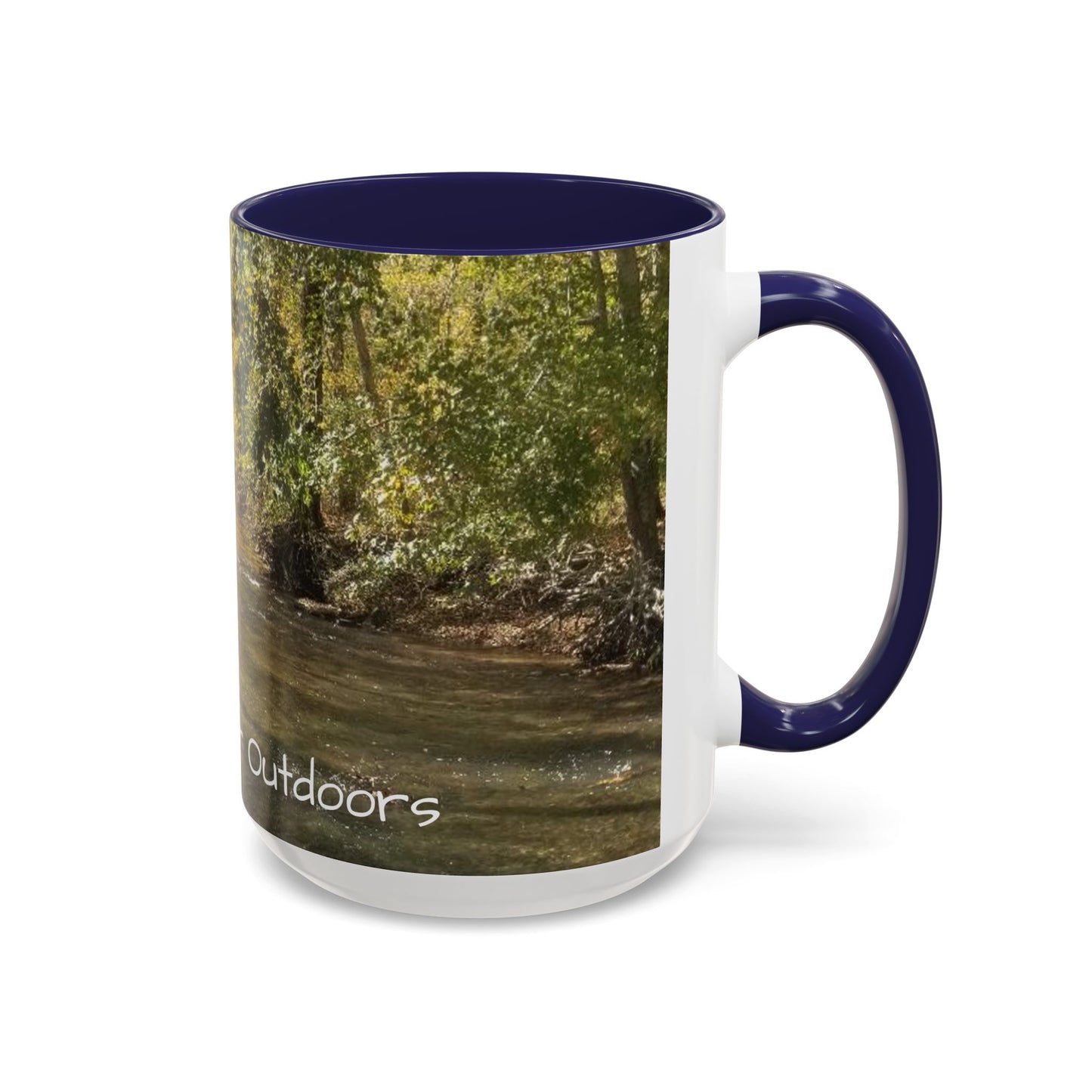 Nature-Inspired Accent Coffee Mug, Perfect for Outdoor Lovers, Gifts for Nature Enthusiasts, Afternoon Coffee, Camping Mug, Scenic Drinkware