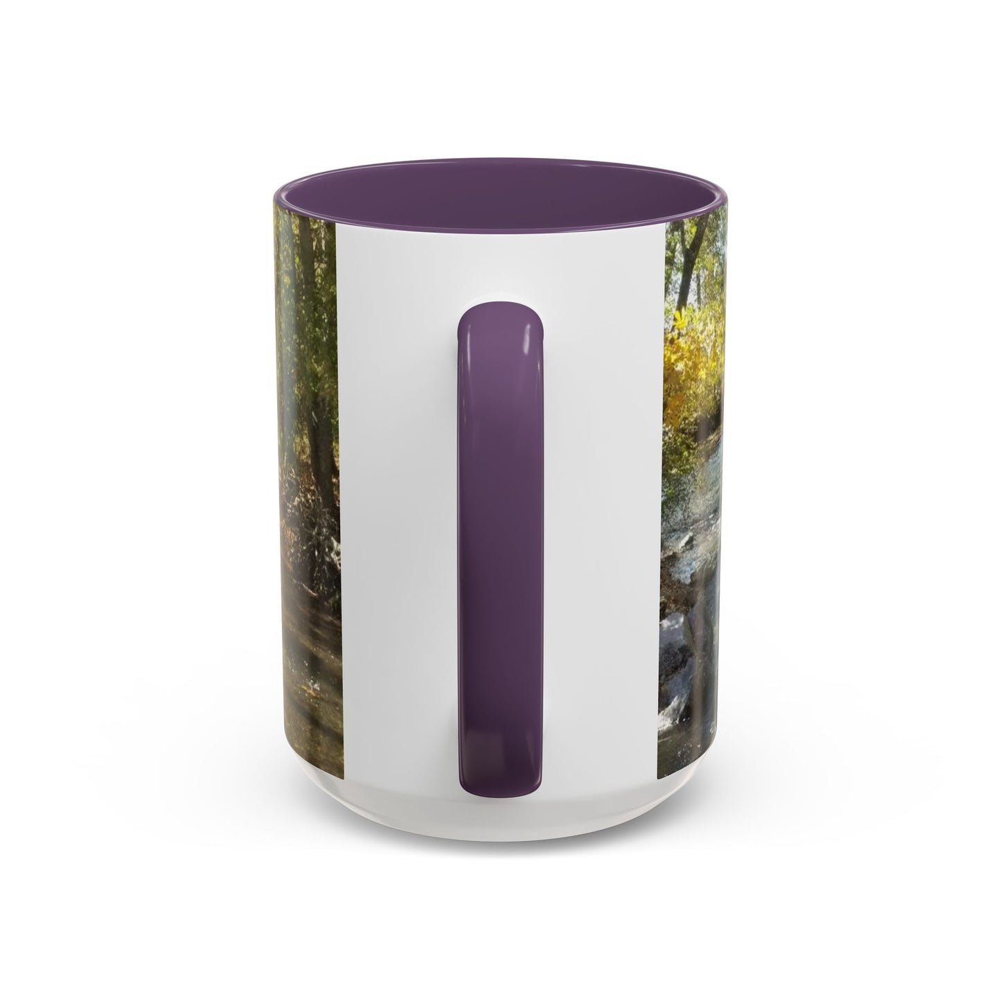 Nature-Inspired Accent Coffee Mug, Perfect for Outdoor Lovers, Gifts for Nature Enthusiasts, Afternoon Coffee, Camping Mug, Scenic Drinkware