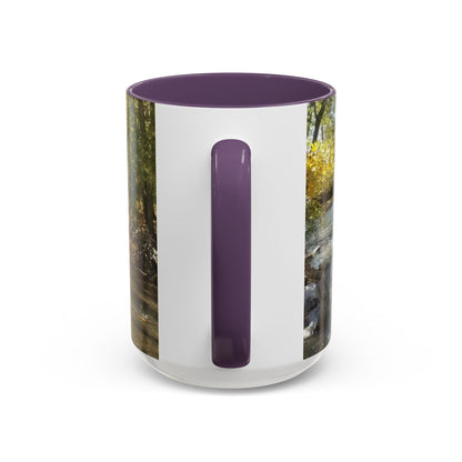Nature-Inspired Accent Coffee Mug, Perfect for Outdoor Lovers, Gifts for Nature Enthusiasts, Afternoon Coffee, Camping Mug, Scenic Drinkware