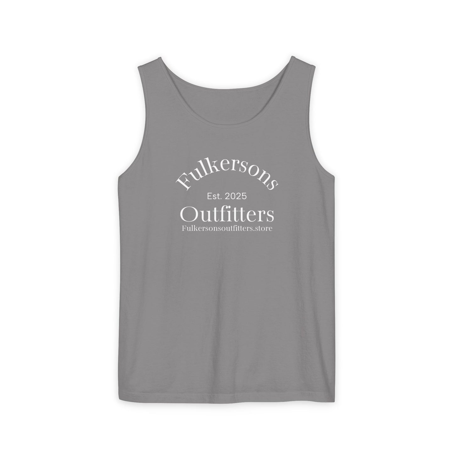 Garment-Dyed Unisex Tank Top - Casual Summer Wear, Beach Days, Festivals, Outdoor Activities, DIY Customization