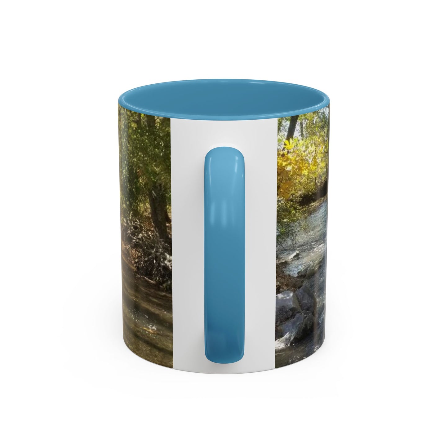 Nature-Inspired Accent Coffee Mug, Perfect for Outdoor Lovers, Gifts for Nature Enthusiasts, Afternoon Coffee, Camping Mug, Scenic Drinkware