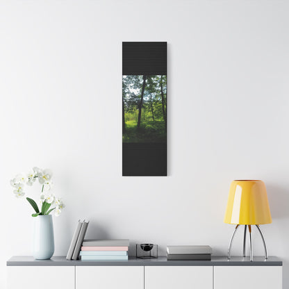 Scenic Canvas Wall Art - Nature-Inspired Home Decor, Forest Scene, Wall Hanging, Gift for Nature Lovers, Greenery Print