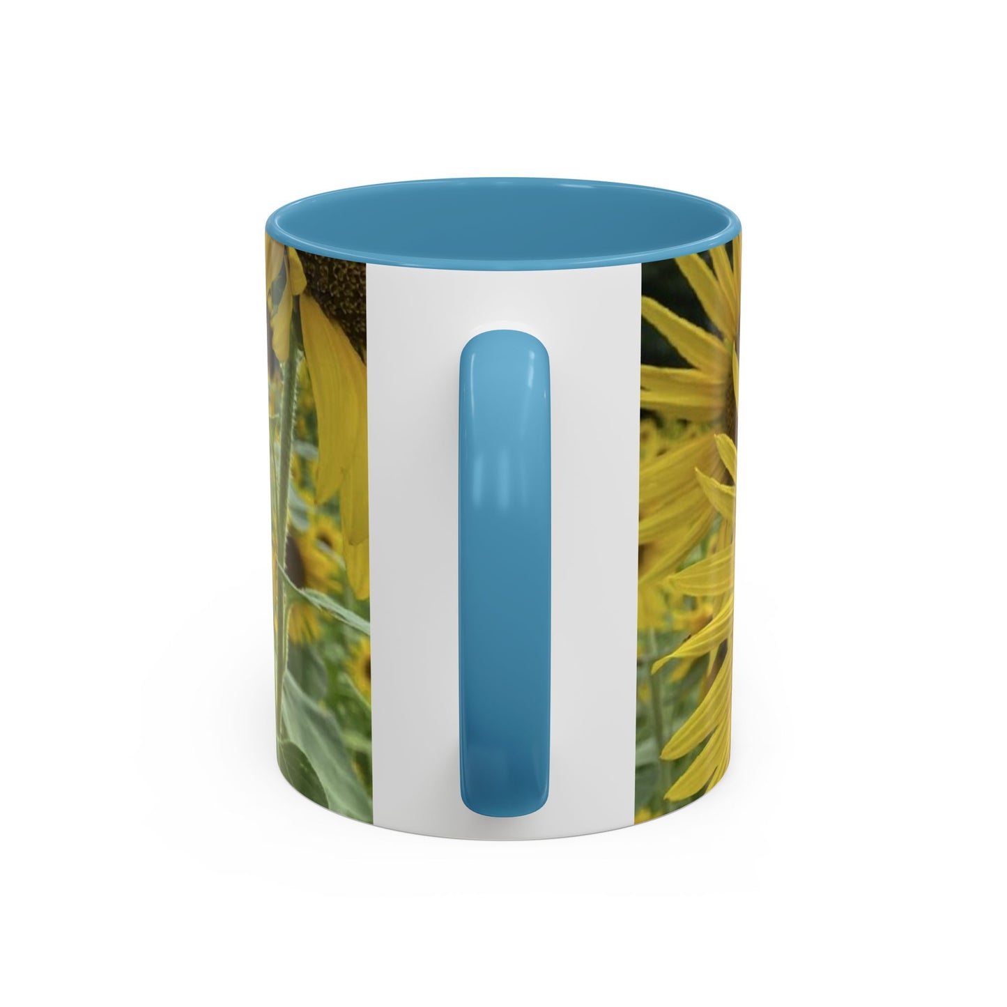 Sunflower Accent Coffee Mug - You Are My Sunshine, Gift for Flower Lovers, Coffee Lovers, Home Decor, Inspirational Mug, Floral Gifts