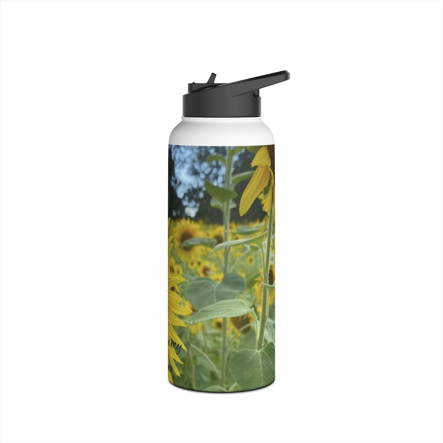 Sunflower Stainless Steel Water Bottle - You Are My Sunshine, Eco-Friendly Hydration, Gifts for Her, Summer Accessories, Outdoor Adventure