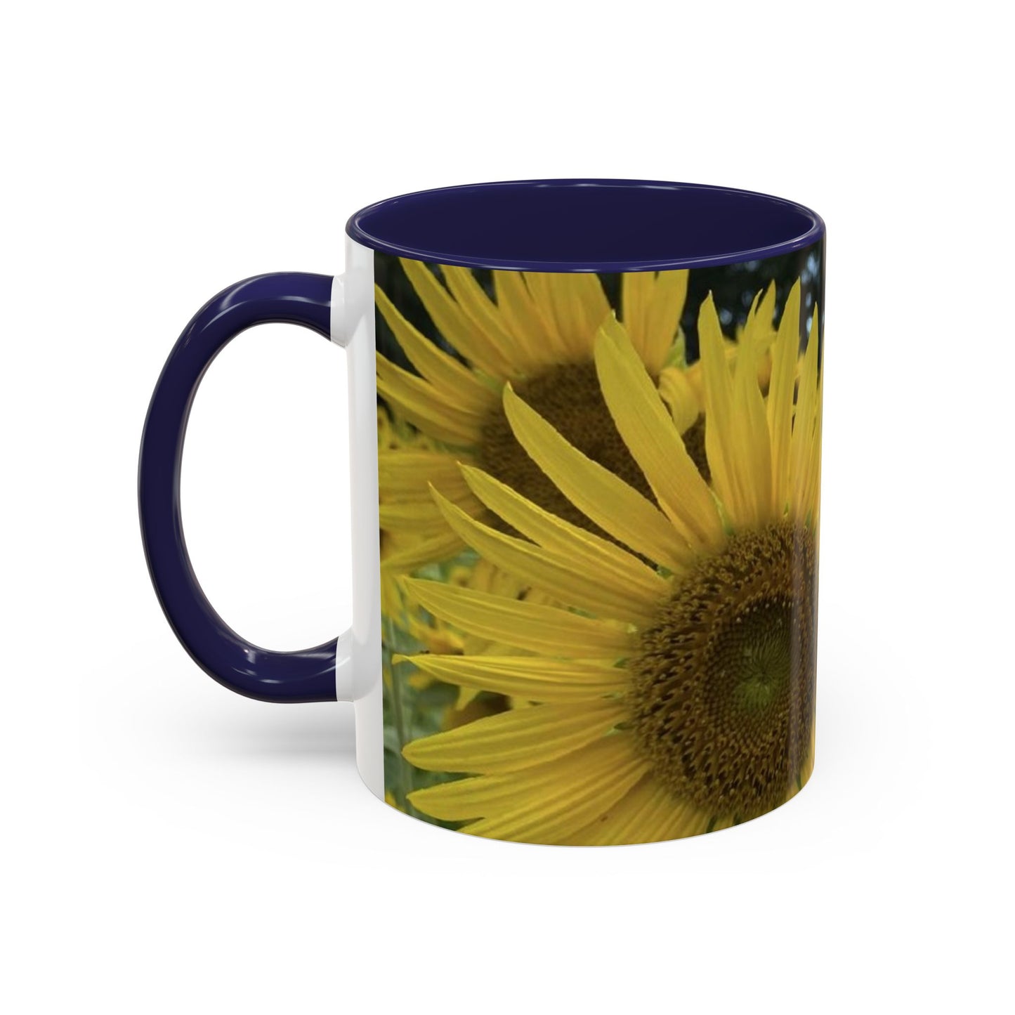 Sunflower Accent Coffee Mug - You Are My Sunshine, Gift for Flower Lovers, Coffee Lovers, Home Decor, Inspirational Mug, Floral Gifts