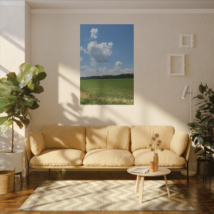 Serene Landscape Canvas Wall Art, Nature Decor for Home, Farmhouse, Gift for Nature Lovers, Rustic Wall Art, Living Room Decoration