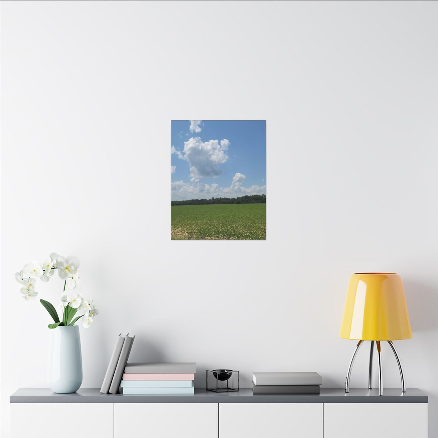 Serene Landscape Canvas Wall Art, Nature Decor for Home, Farmhouse, Gift for Nature Lovers, Rustic Wall Art, Living Room Decoration