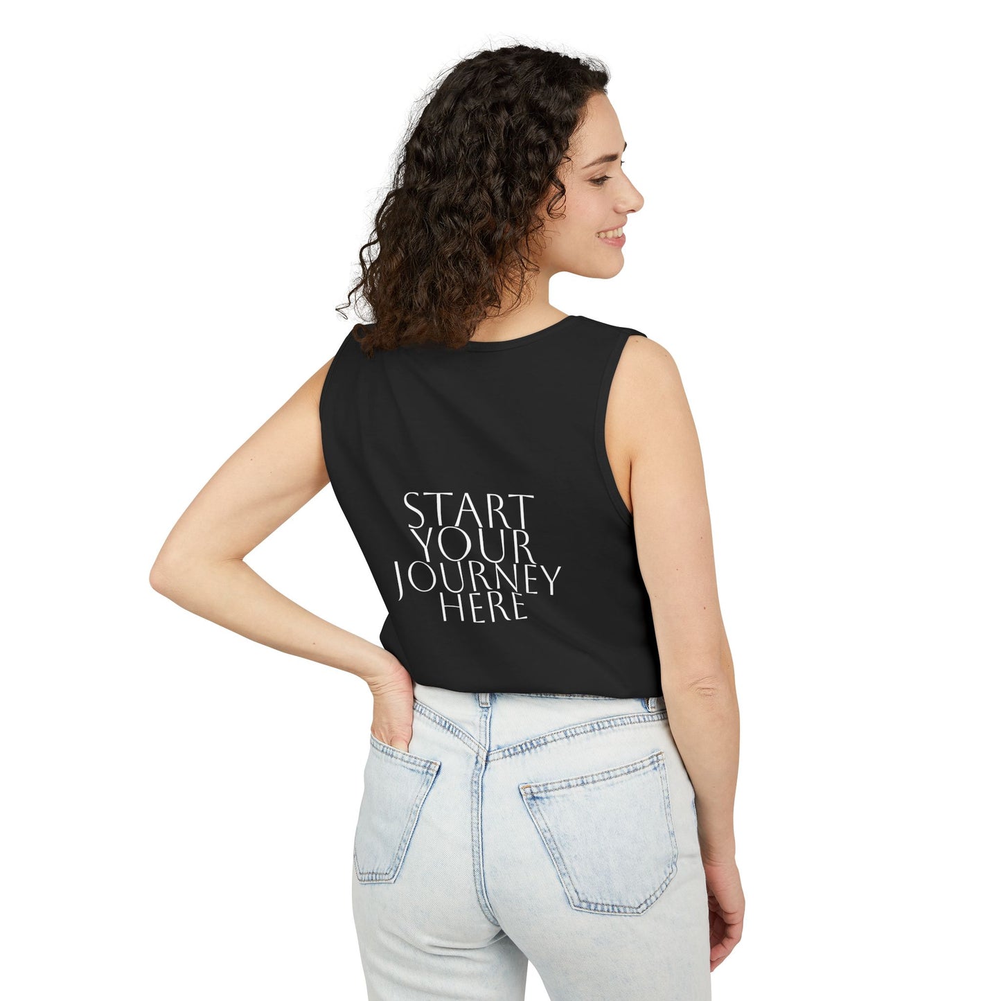 Garment-Dyed Unisex Tank Top - Casual Summer Wear, Beach Days, Festivals, Outdoor Activities, DIY Customization
