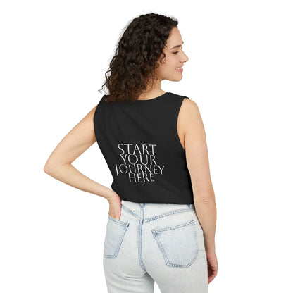 Garment-Dyed Unisex Tank Top - Casual Summer Wear, Beach Days, Festivals, Outdoor Activities, DIY Customization