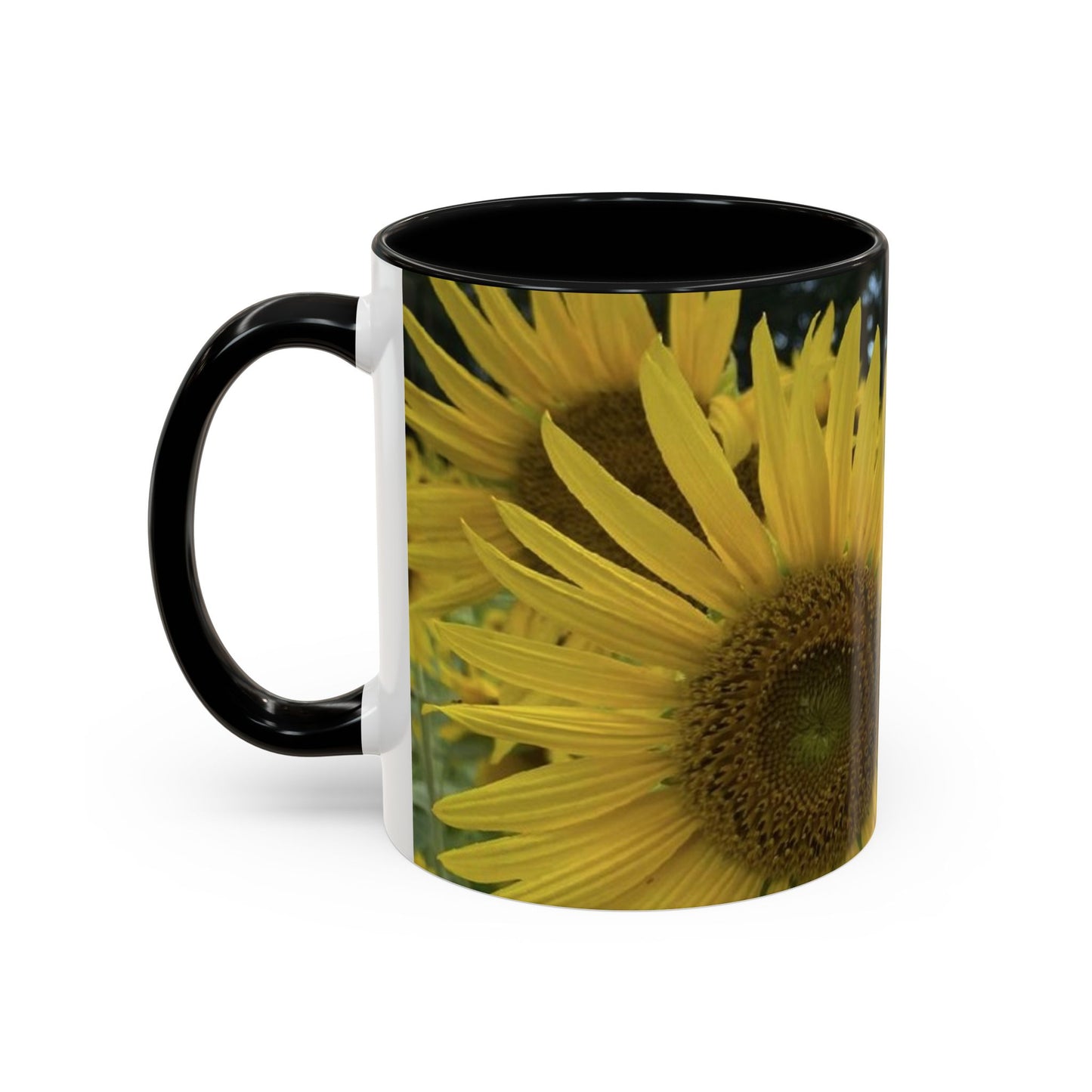 Sunflower Accent Coffee Mug - You Are My Sunshine, Gift for Flower Lovers, Coffee Lovers, Home Decor, Inspirational Mug, Floral Gifts