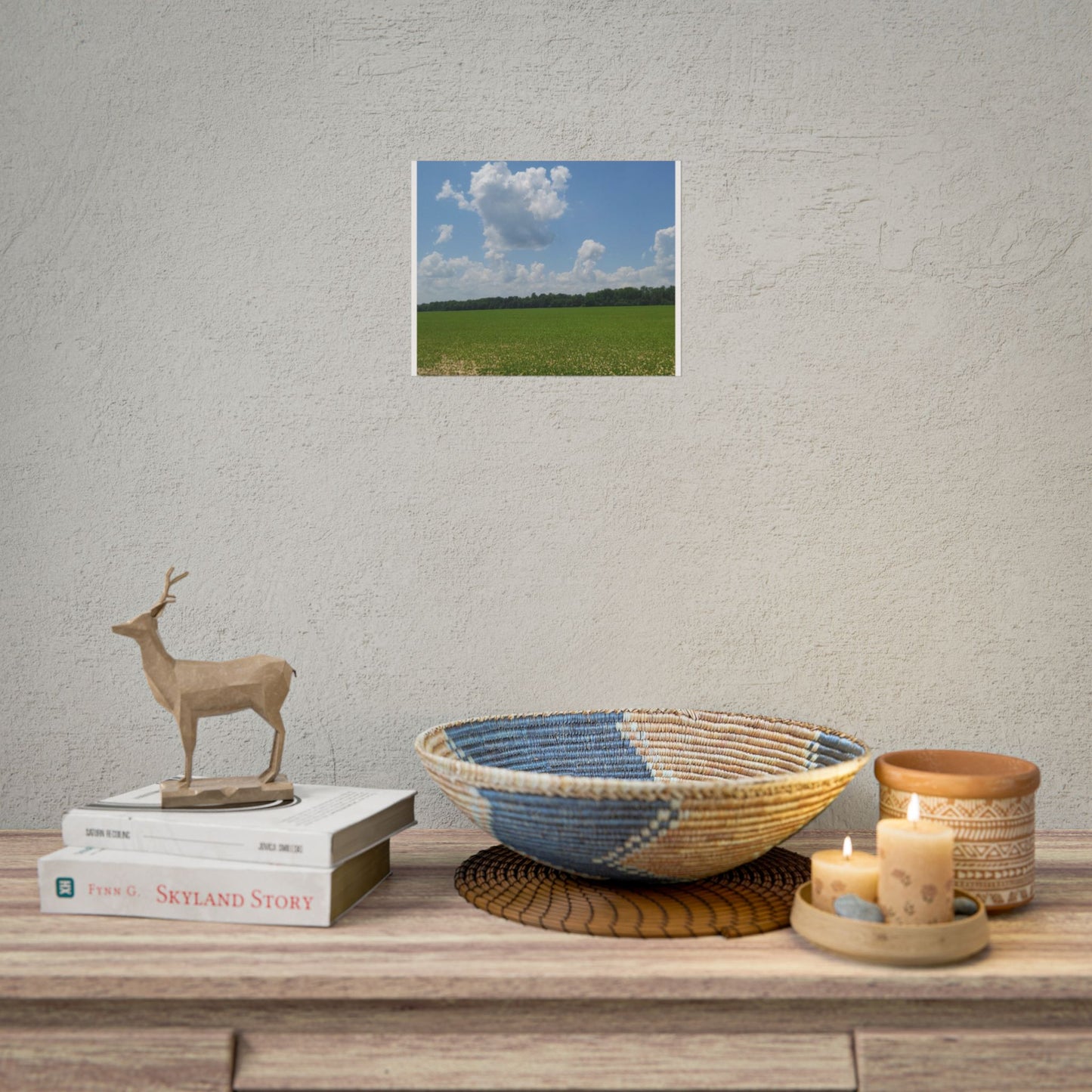 Nature Landscape Poster, Wall Art Print, Scenic Home Decor, Gift for Nature Lovers, Farmhouse Style Decoration, Office Wall Art