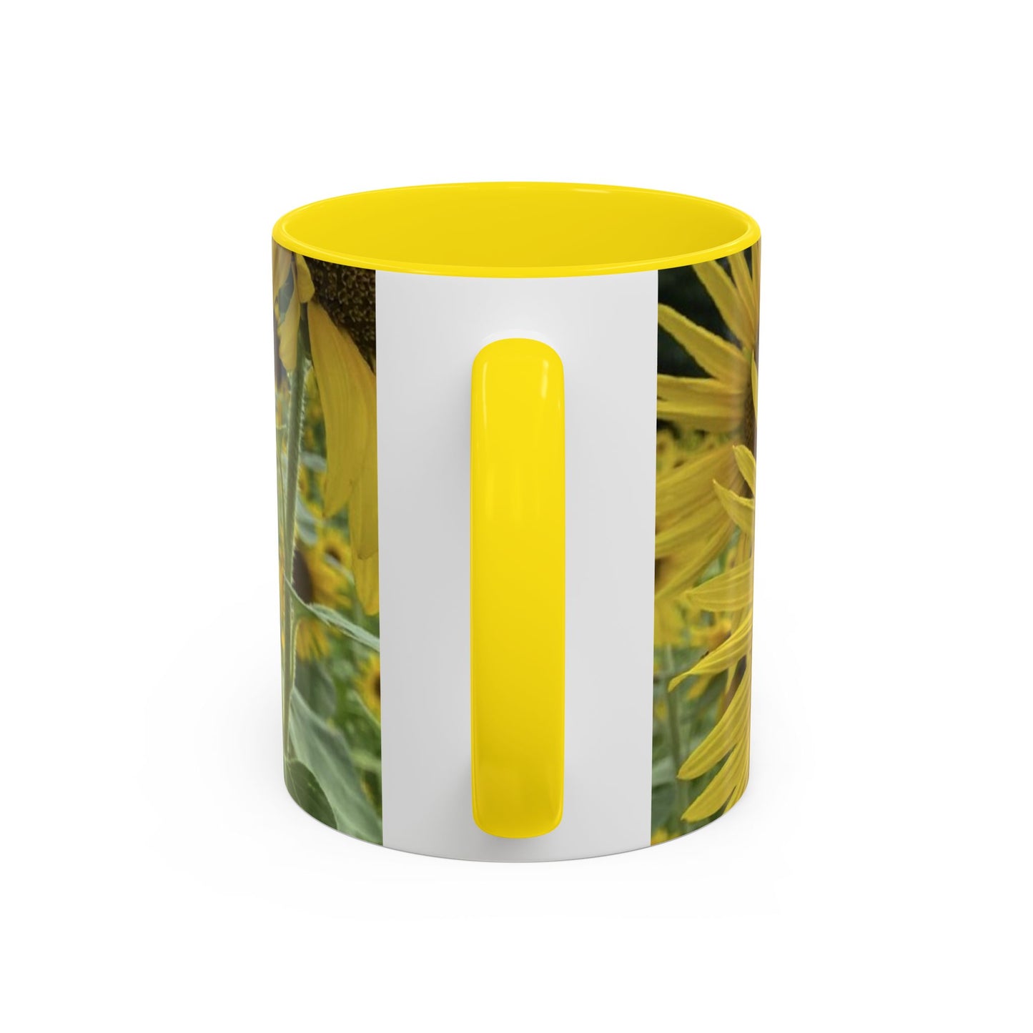 Sunflower Accent Coffee Mug - You Are My Sunshine, Gift for Flower Lovers, Coffee Lovers, Home Decor, Inspirational Mug, Floral Gifts