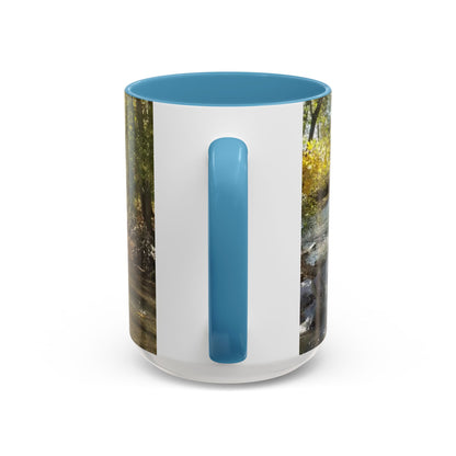 Nature-Inspired Accent Coffee Mug, Perfect for Outdoor Lovers, Gifts for Nature Enthusiasts, Afternoon Coffee, Camping Mug, Scenic Drinkware