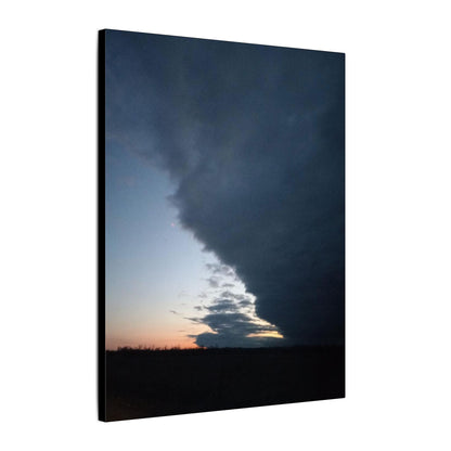 Matte Canvas Wall Art - Dramatic Storm Sky Decor, Modern Home Aesthetic, Gift for Nature Lovers, Living Room Artwork, Photography Print