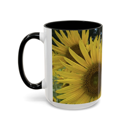 Sunflower Accent Coffee Mug - You Are My Sunshine, Gift for Flower Lovers, Coffee Lovers, Home Decor, Inspirational Mug, Floral Gifts