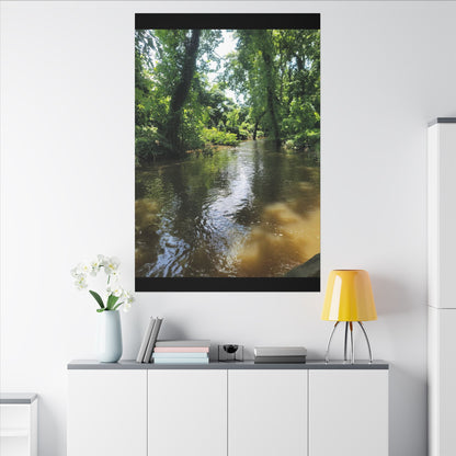 Scenic River Canvas Print, Nature Wall Art, Home Décor, Gift for Nature Lovers, Landscape Photography Decor