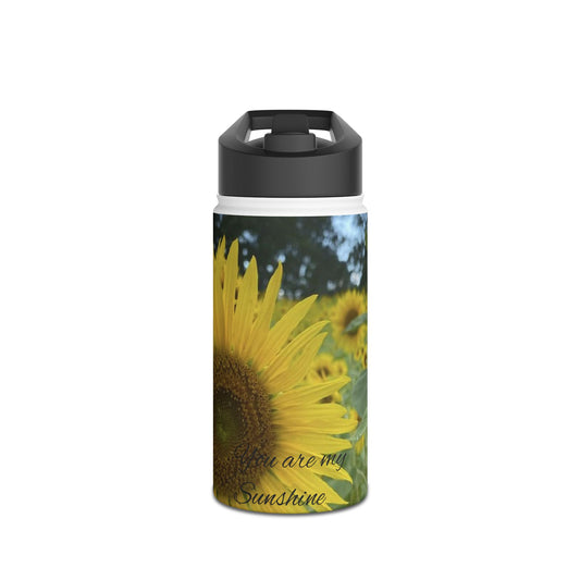 Sunflower Stainless Steel Water Bottle - You Are My Sunshine, Eco-Friendly Hydration, Gifts for Her, Summer Accessories, Outdoor Adventure